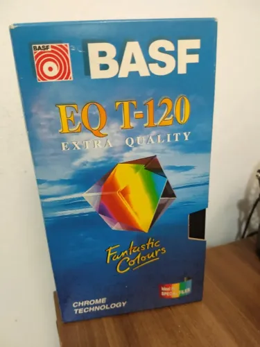 Fita VHS BASF EQ T 120 Chrome Technology - gravada
