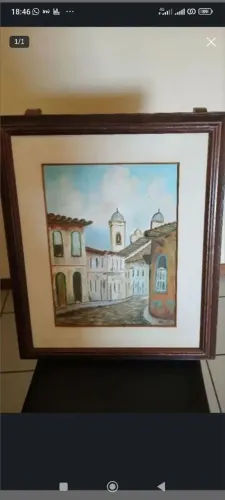 Quadro pintado a mao
