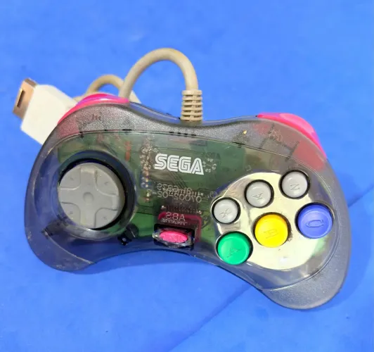 Controle Sega Saturn skeleton esqueleto joystick manete