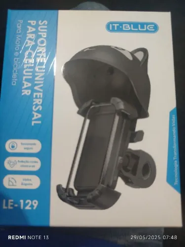Suporte Universal para Celular para Moto e Bicicleta IT-BLUE LE-129