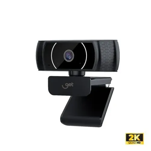 Webcam Get Pro QuadHD 2k 1440p 30fps USB com Microfone Integrado<br>