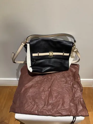 Bolsa Kate Spade Preta e Branca original