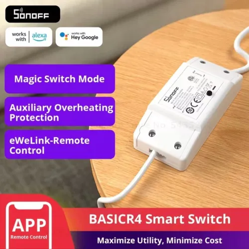 Interruptor inteligente Wifi - Sonoff Basic R4. Automação residencial