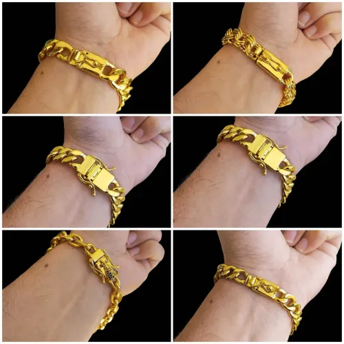Pulseira de Ouro Masculina