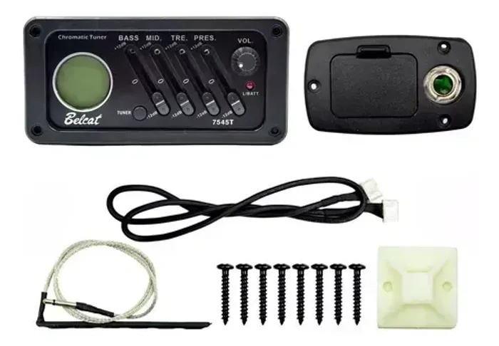 Pré Amplificador para Violão Deval 7545T.