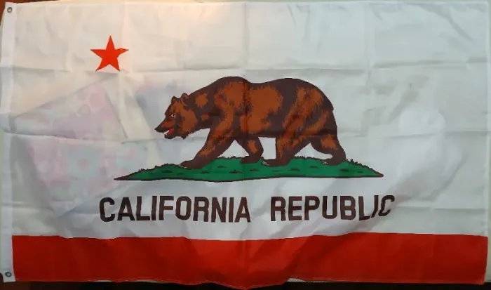 bandeira do estado da california 1,50x0,9m poliester original