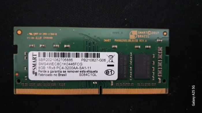 Memoria Smart Ddr4 8gb Notebook Pc4-3200aa 1rx8
