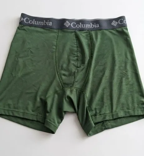 Cueca boxer verde marca columbia tam EG