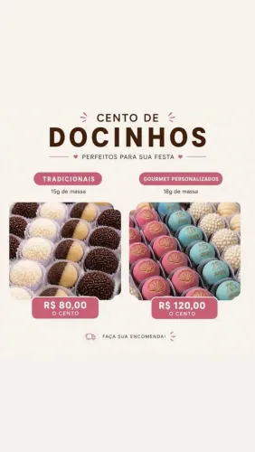 Cento de docinhos 