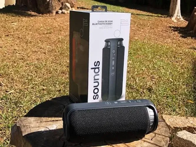 Caixa portátil Dazz sound  24  W potência,  não  é  importado 