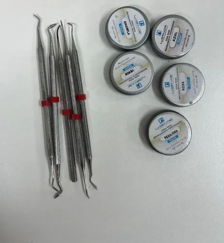 Kit escultura odontologia (instrumentais + cera)