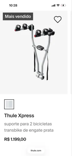 THULE suporte express para bicicleta