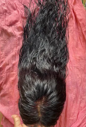Front lace cabelo humano