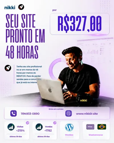 SITE que organiza a oferta do seu marketing no FB e Instagram.