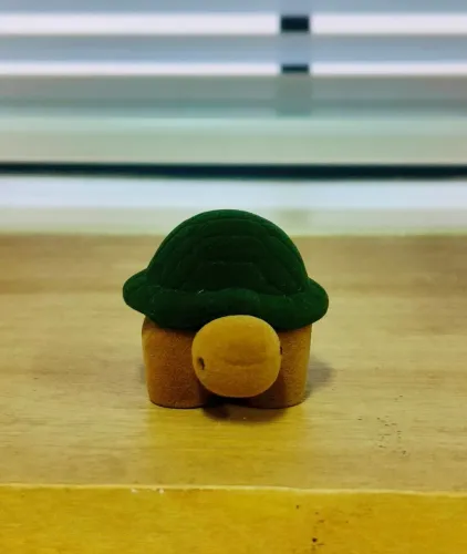 Caixinha de Veludo Anel de Tartaruga