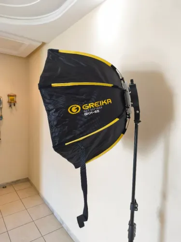 Softbox grid 60cm Octa bowens dobrável montagem rápida + Bag + tripé