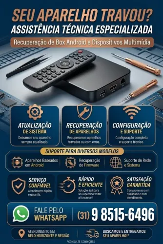 Seu Tv Box Android Travou? Conserto, Atualização e Reparo
