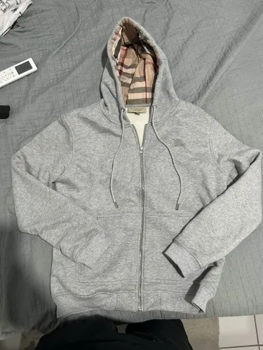 Moletom de zíper burberry