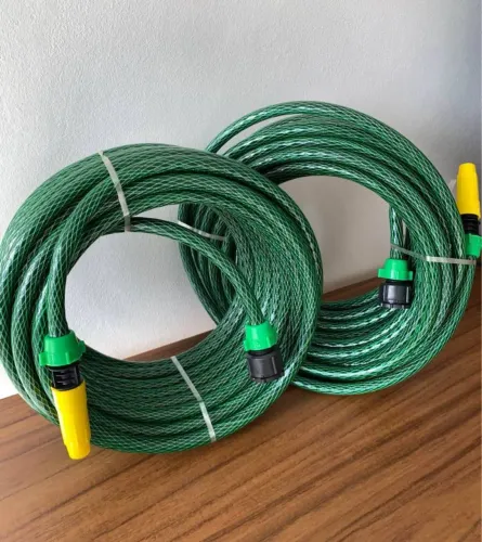 Mangueira de jardim trançada 20 metros resistente com esguicho nova