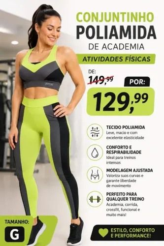 Conjuntinho de Academia Poliamida