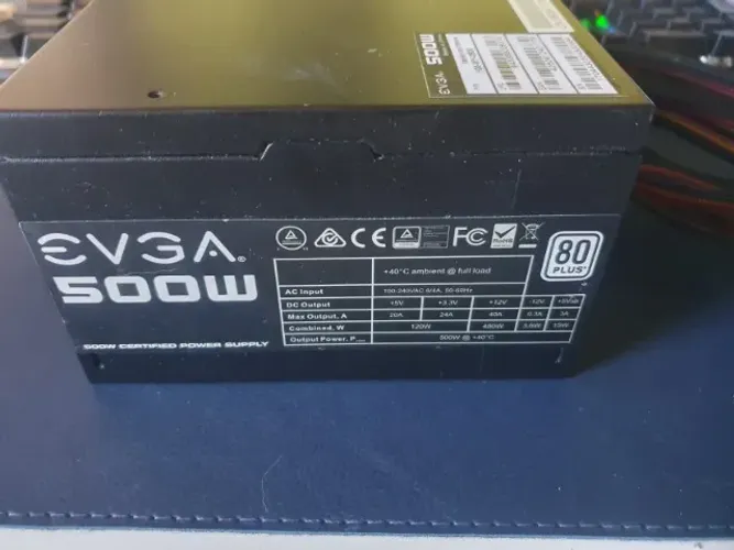 Fonte EVGA 500w - 80 Plus White