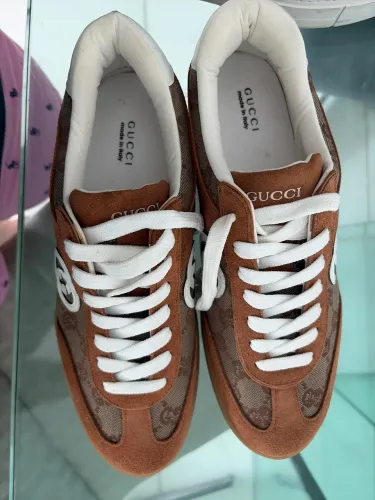 Tênis Gucci Monograma Beige