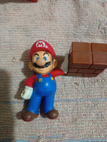 super Mario coleção miniaturas 