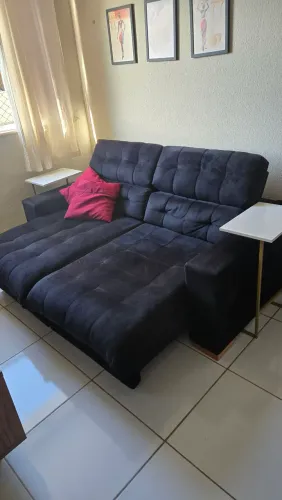 Sofa Retrátil Preto
