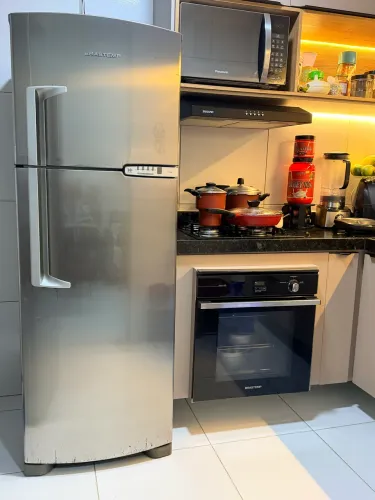 Geladeira Duplex Brastemp Inox