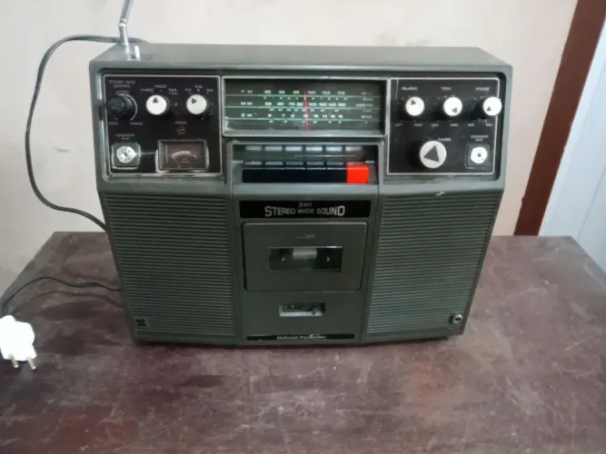 Rádio Gravador National Panasonic Funcionando 