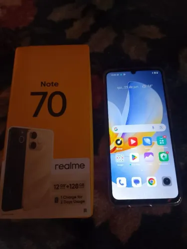 Vendo celular novo na Caixa Zerado nunca usado valor 680 reais Realme Novo Note 70