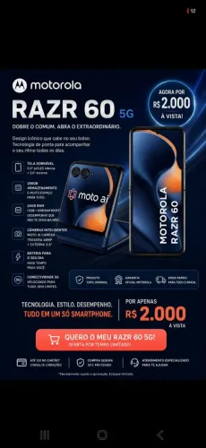 RAZR 60 256GB NA GARANTIA