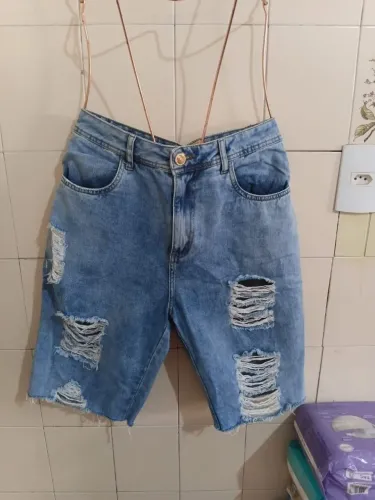 Bermuda jeans indy feminina