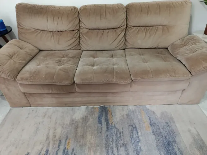 Sofa 3 lugares (não é retrátil)