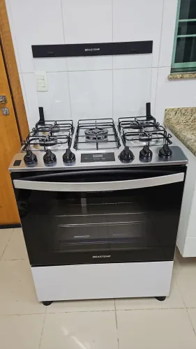 Fogao Brastemp 5 Bocas com Timer Digital