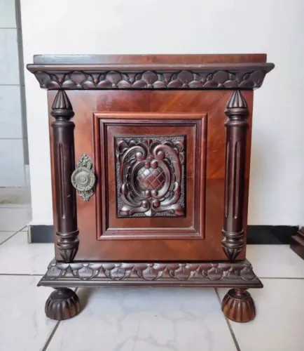 Par Criados Mudos Mesinhas Jacarandá Antiguidade