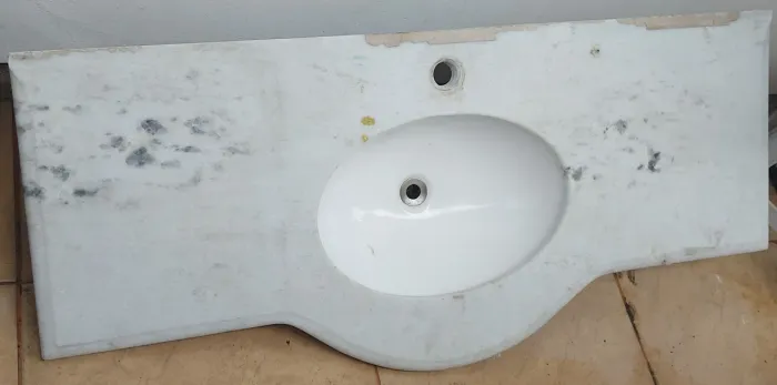 Cuba completa de mármore 