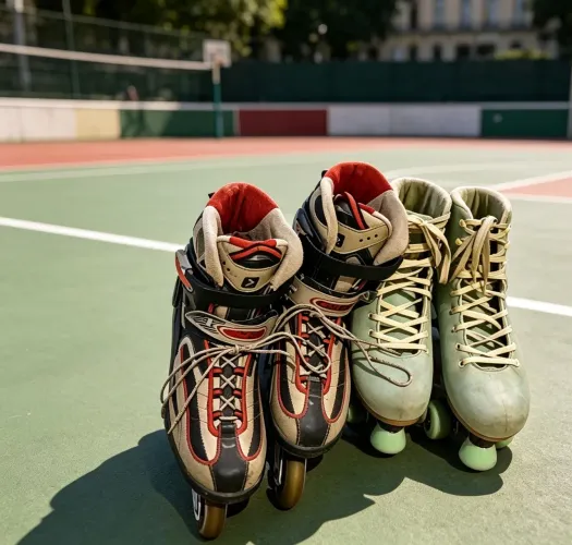Combo 2 Patins Quad +(Patins  Inline Oxer)