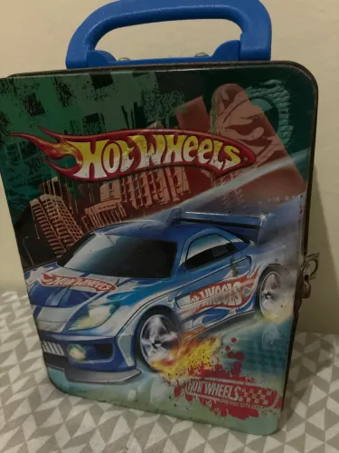Maleta Hotwheels de metal