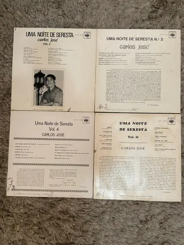 4 Discos de Vinil - Carlos Jose 