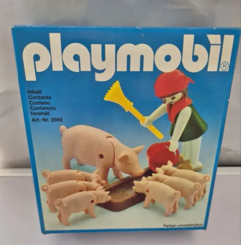 Playmobil 3566- Criadora de Porcos na Caixa