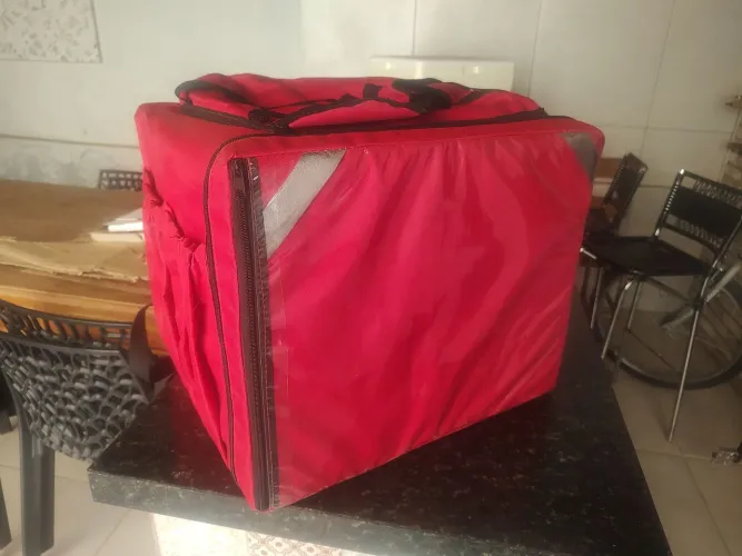 Bag para entregador com isopor 