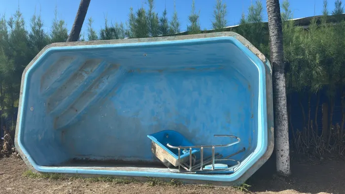 Piscina usada