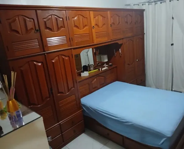 Jogo: Armário, Cama, Cômoda, Gaveteiro e Buffet
