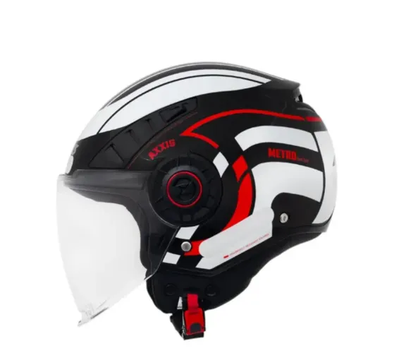 capacete é o modelo aberto Axxis Metro S Swiftgrid B0