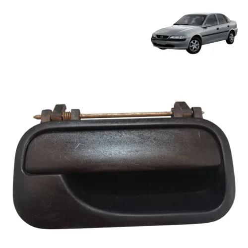 Macaneta Externa Porta Traseira Lado Direito Vectra S 25407 Preto Traseira