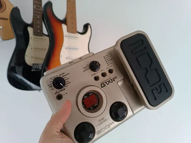Pedaleira para Guitarra com fonte