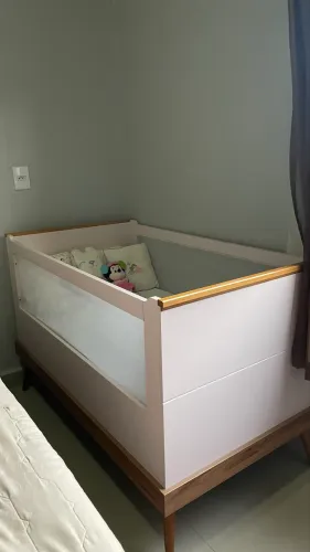 Berço MDF Rosa 