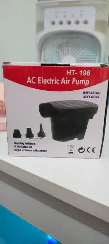 Bomba de Ar Elétrica *220V* HT-196 para Colchão e Bóia