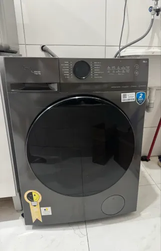 Lava e Seca Midea 11kg/7kg Inverter Quattro Titanium - Excelente Estado